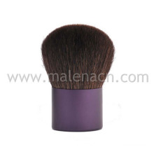 Brosse Kabuki avec ferrure pourpre en cheveux naturels